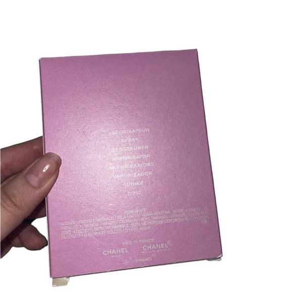 EMPTY Chance perfume by Chanel box - Picture 3 of 6